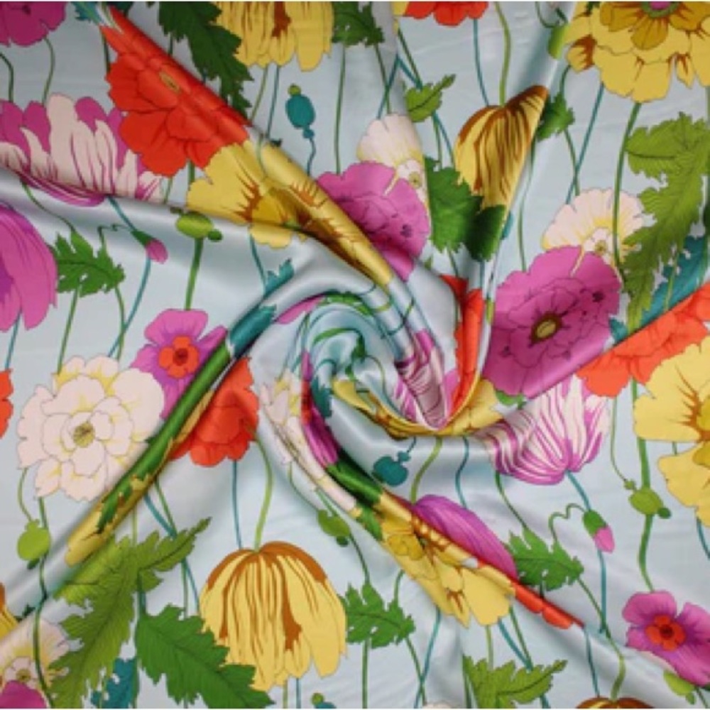 Trina Turk bed head pajamas spring garden satin collection